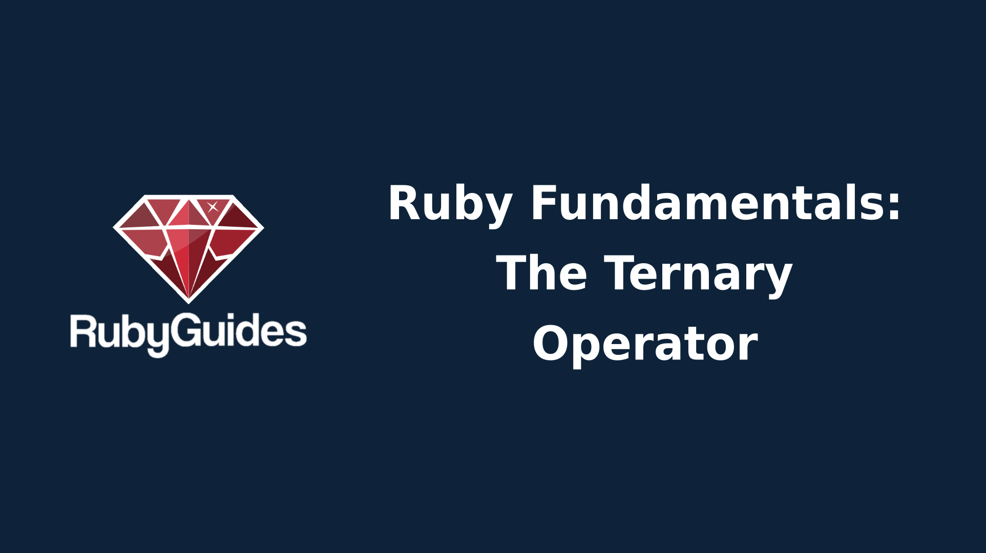 ruby ternary operator assignment